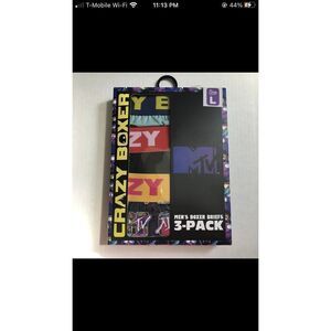 MTV BEAVIS & BUTTHEAD Crazy Boxer Briefs 3 PACK Mens Underwear Size L Brand New